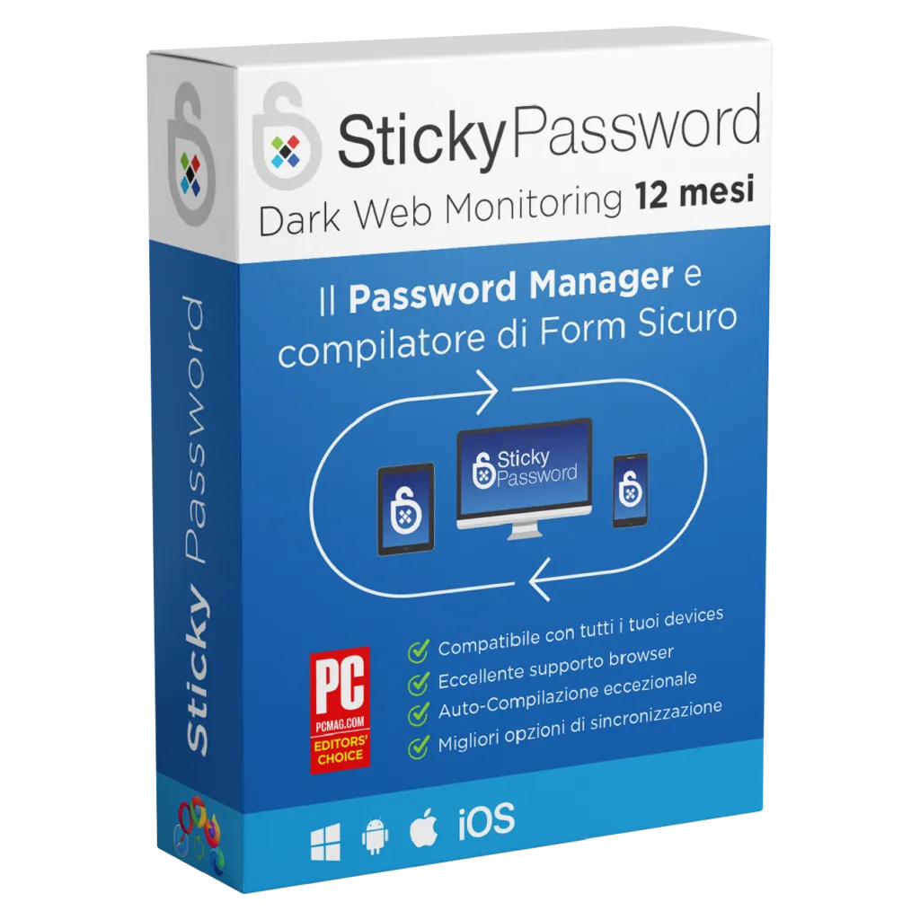 Sticky Password Dark Web Monitoring 12 mesi