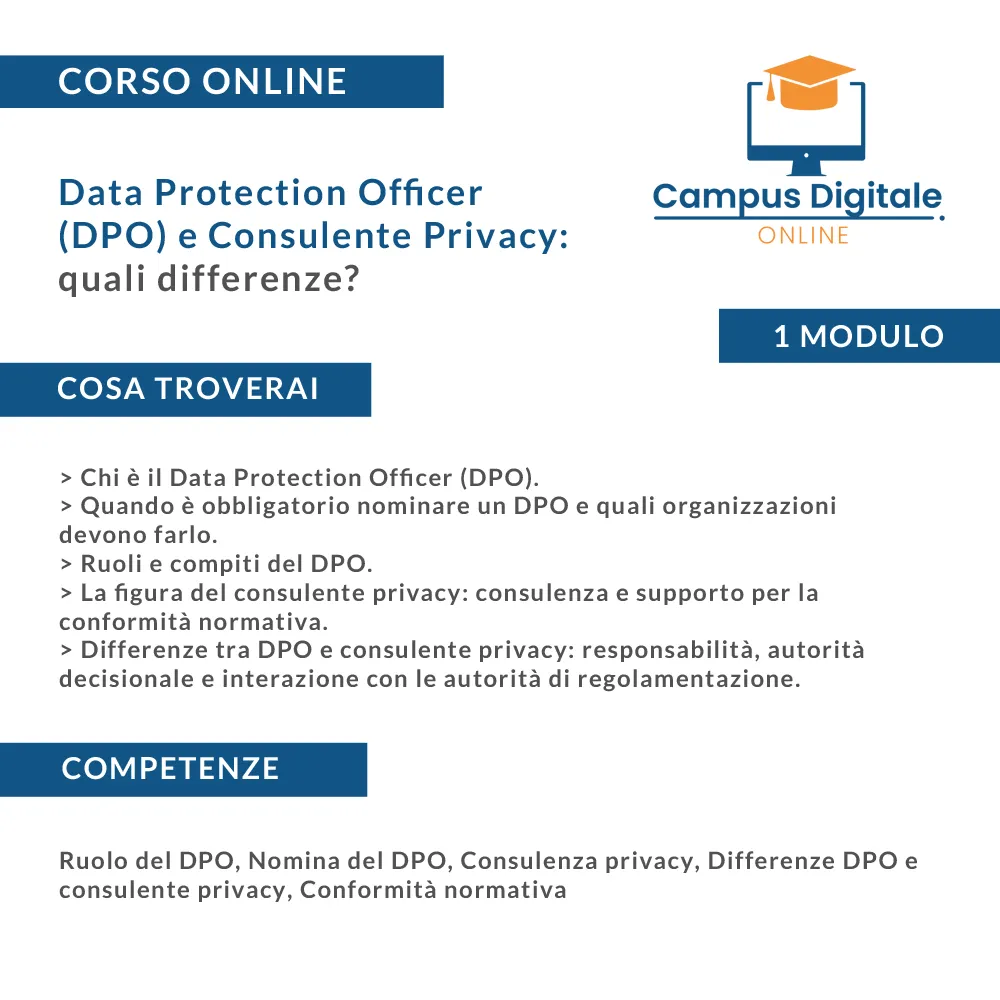 dpo_consulente_privacy_programma Data Protection Officer (DPO) e Consulente Privacy: quali differenze - programma