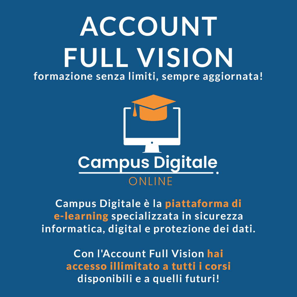 Campus Digitale - Account Full Vision: tutti i corsi con un solo accesso